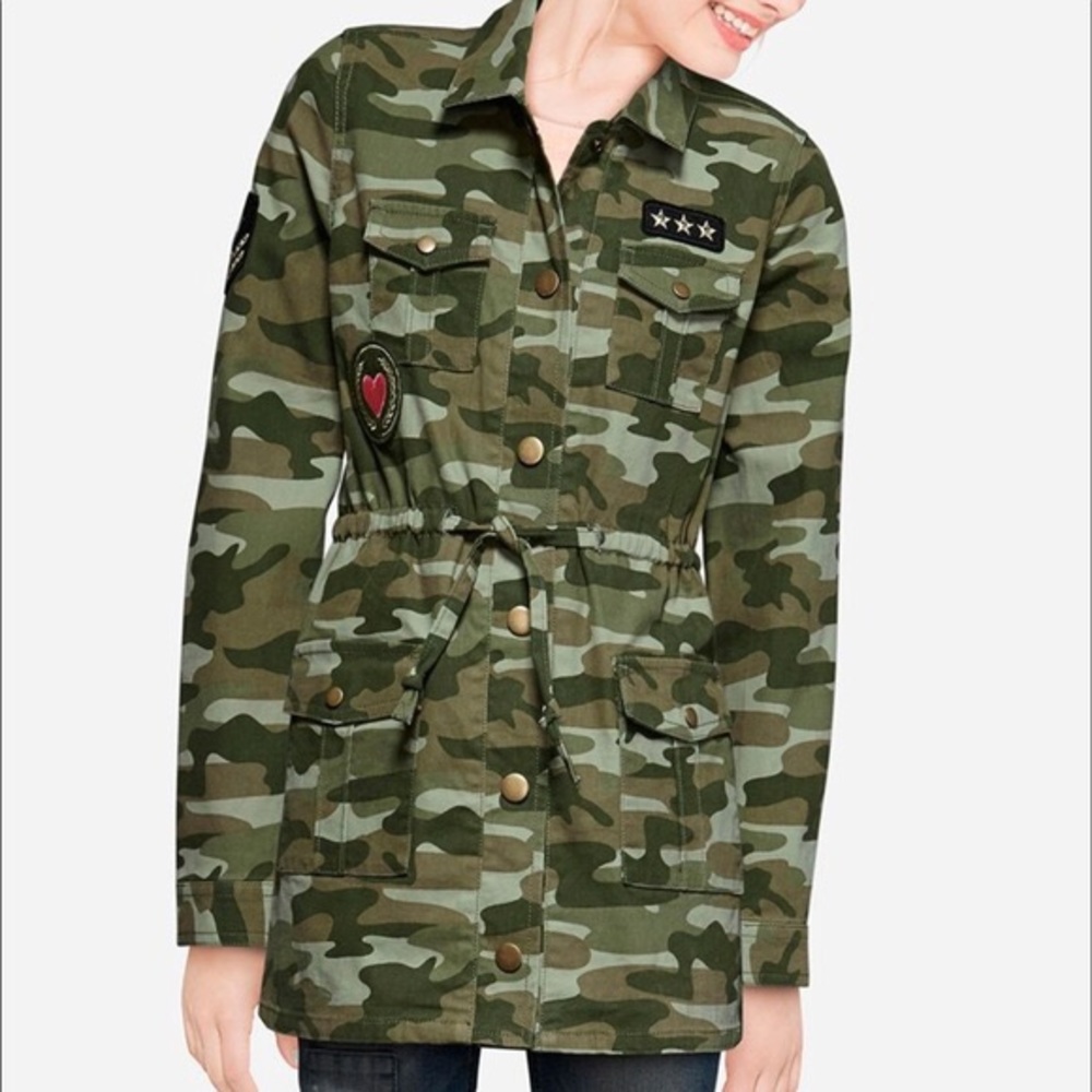 Justice Camouflage Jacket NWT